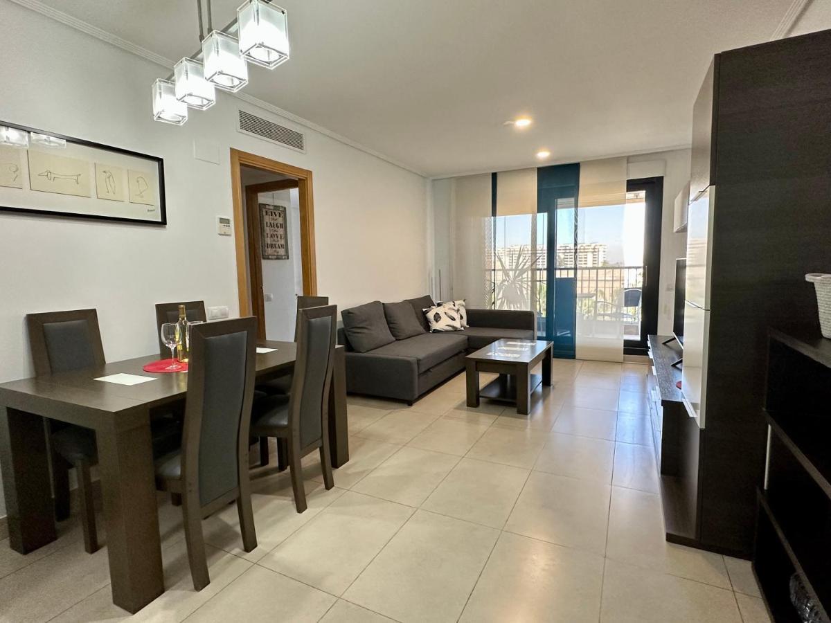 Sunny Patacona Seaview Apartment Valencia Bagian luar foto