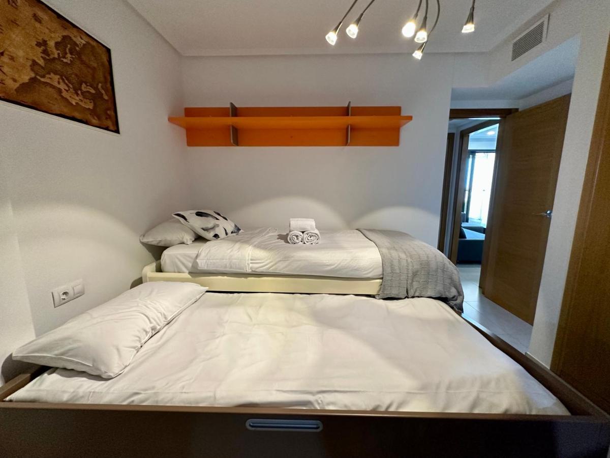 Sunny Patacona Seaview Apartment Valencia Bagian luar foto