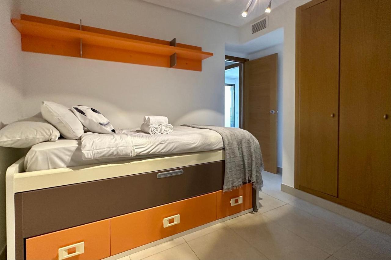 Sunny Patacona Seaview Apartment Valencia Bagian luar foto