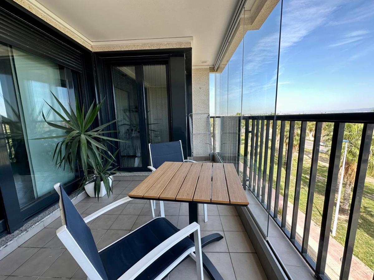 Sunny Patacona Seaview Apartment Valencia Bagian luar foto