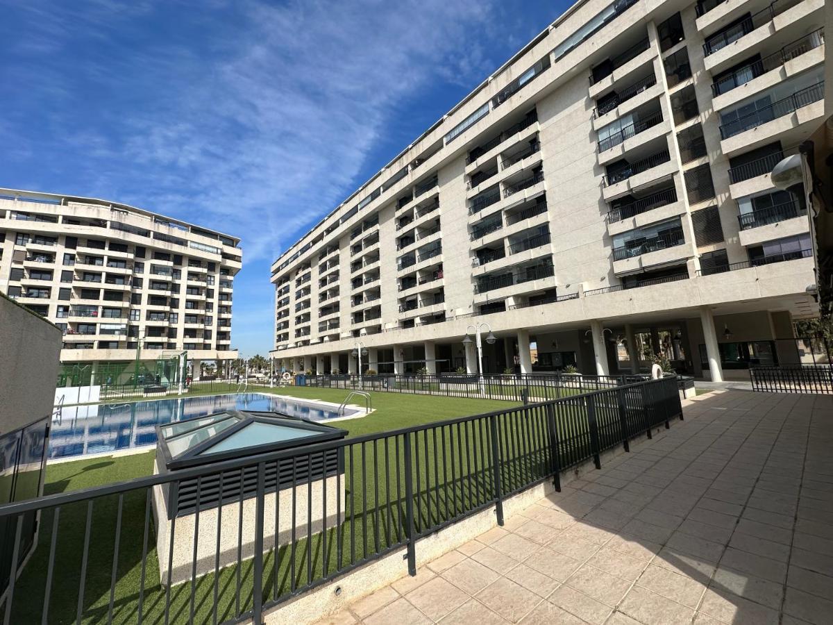 Sunny Patacona Seaview Apartment Valencia Bagian luar foto