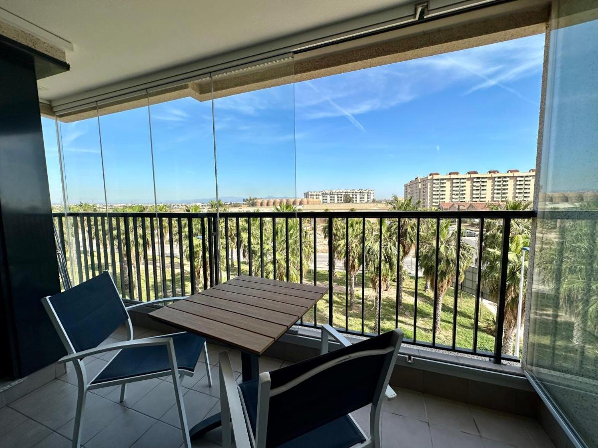 Sunny Patacona Seaview Apartment Valencia Bagian luar foto