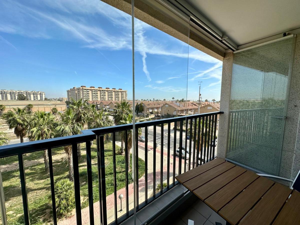 Sunny Patacona Seaview Apartment Valencia Bagian luar foto